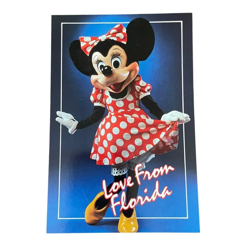 Minnie Mouse Love from Florida Postcard Disney Parks Mickey's Florida Collection